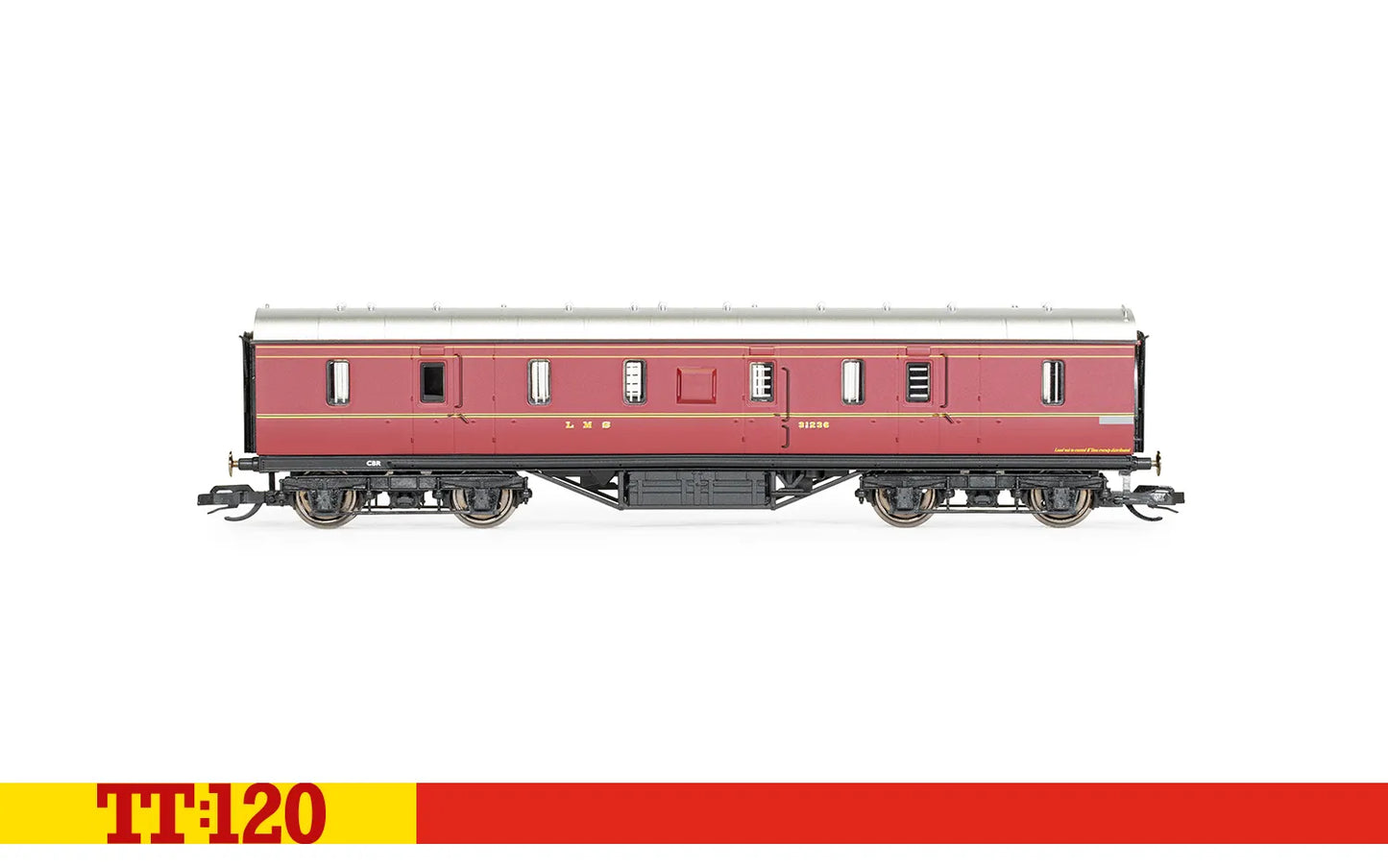 Hornby TT4010 LMS 50' Passenger Brake, 31236 - Era 3