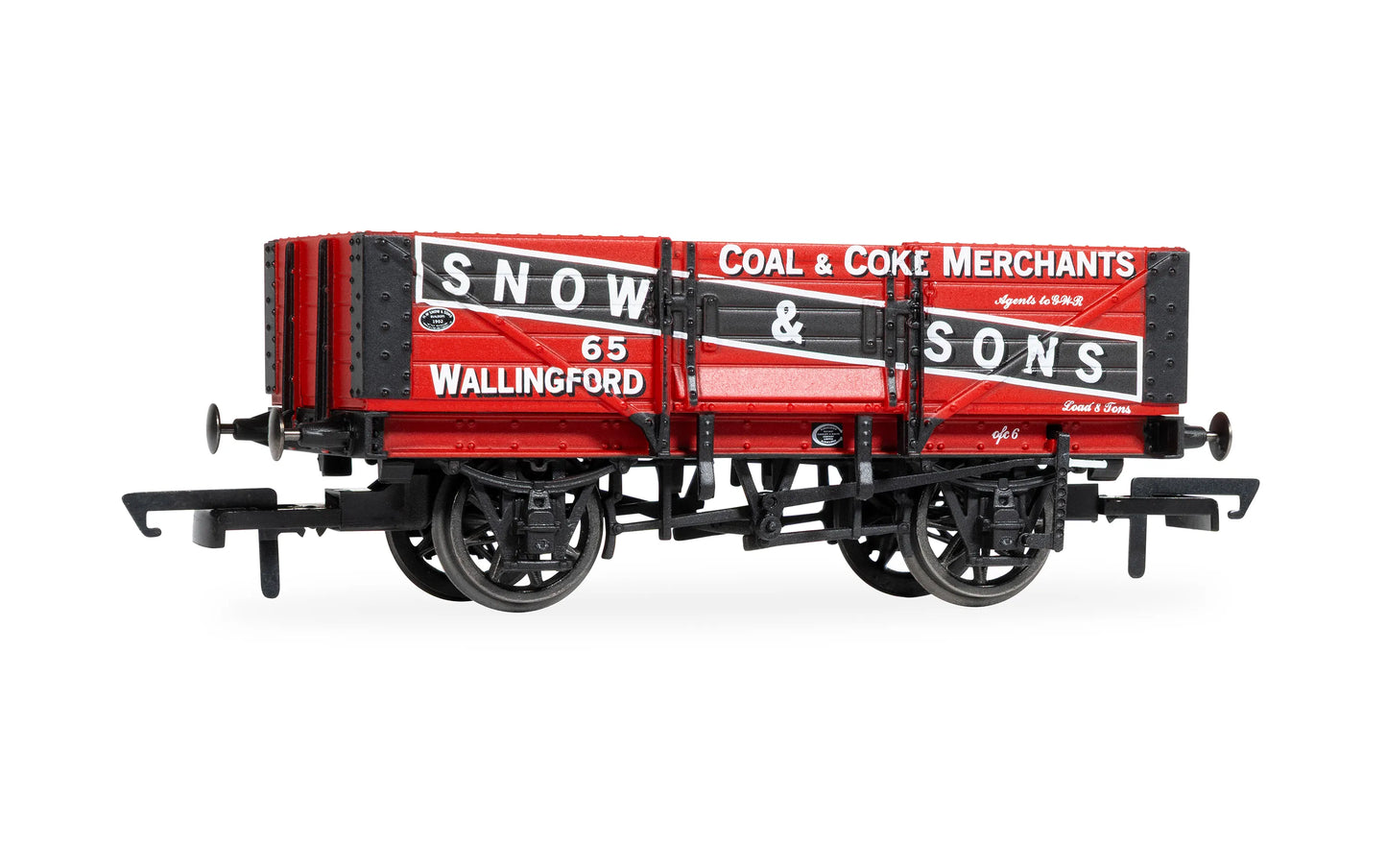 Hornby R60305 Snow & Sons - 5 Plank Wagon - No. 65
