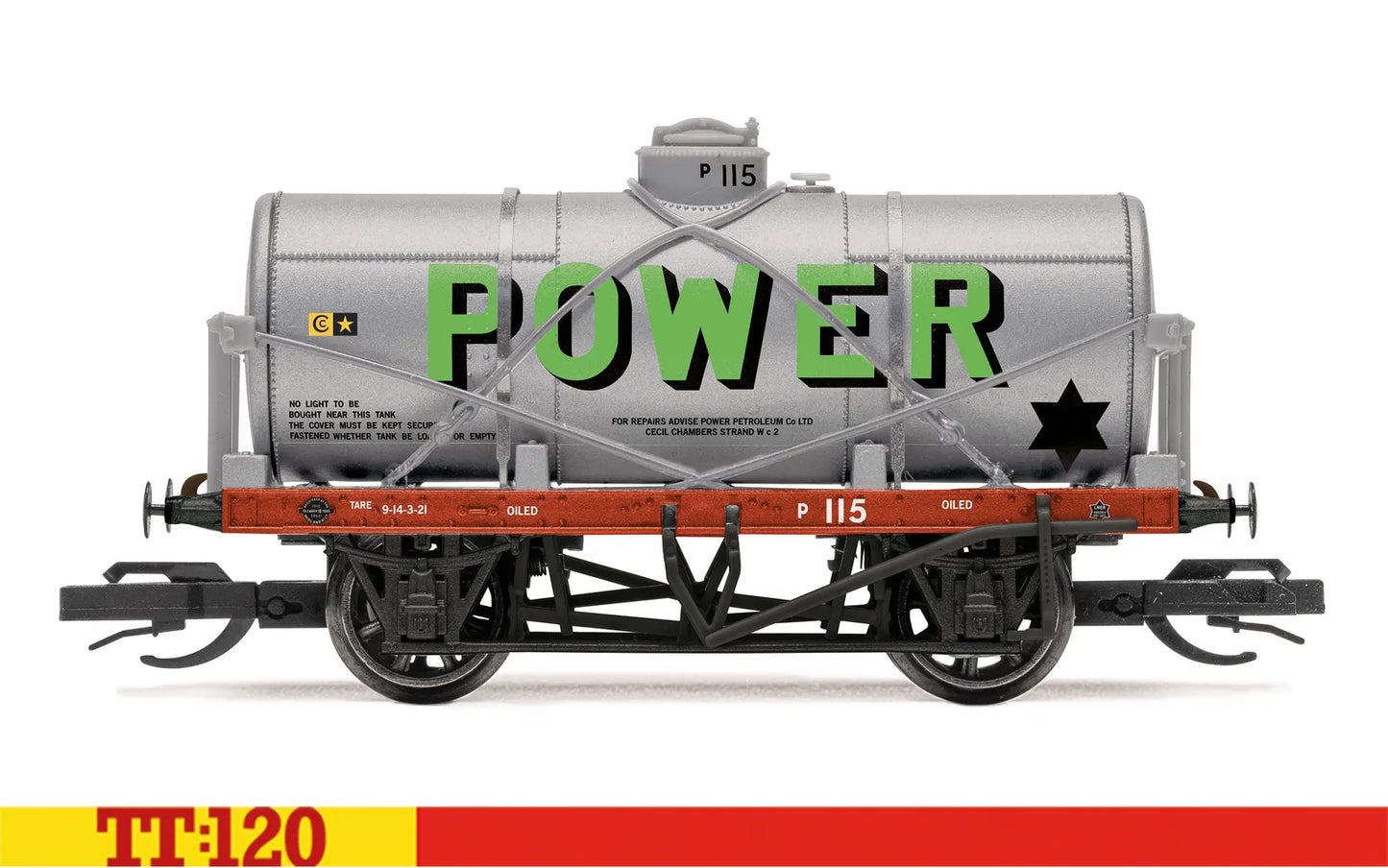 PREORDER Hornby TT6070 Power Petrolium - 12T Tank Wagon - 115