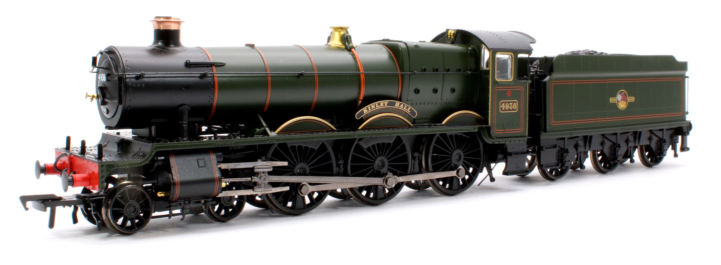 Bachmann Branchline GWR 49XX 'Hall' 4936 'Kinlet Hall' BR Lined Green (Late Crest)