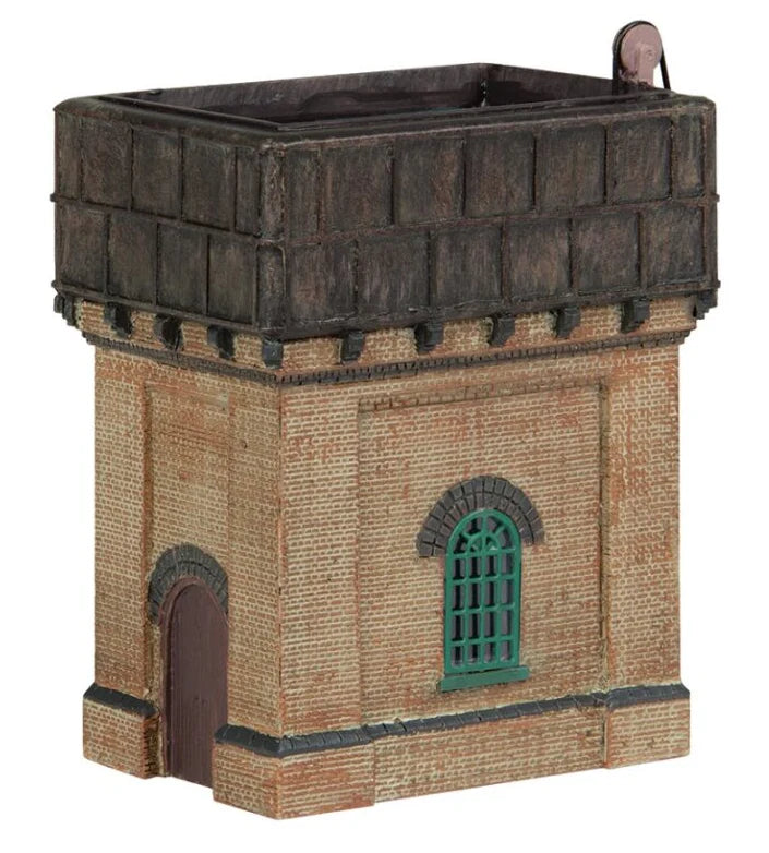 SCENECRAFT 42-0003G BRICK BASE WATER TOWER GREEN