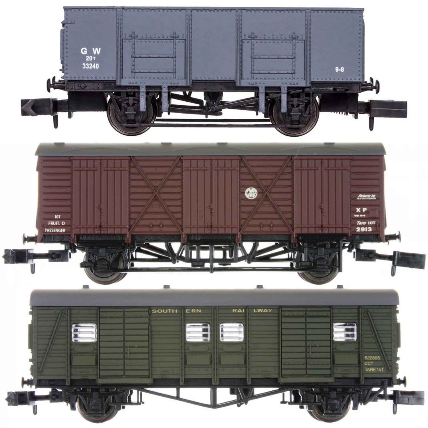 N Gauge Wagons And Wagon Packs