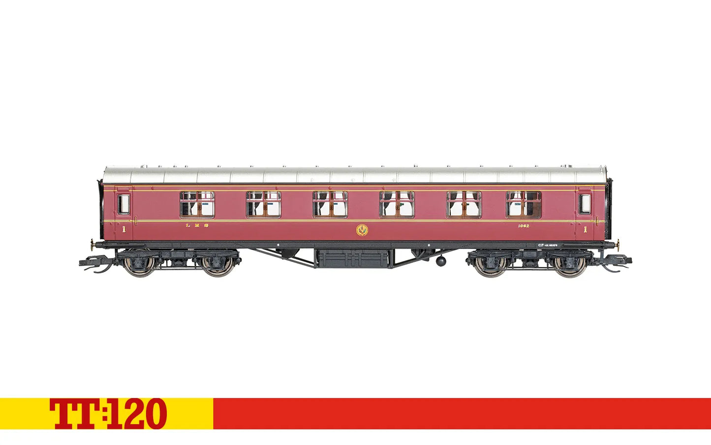 Hornby TT4007 LMS, 57' Corridor First, 1062 - Era 3