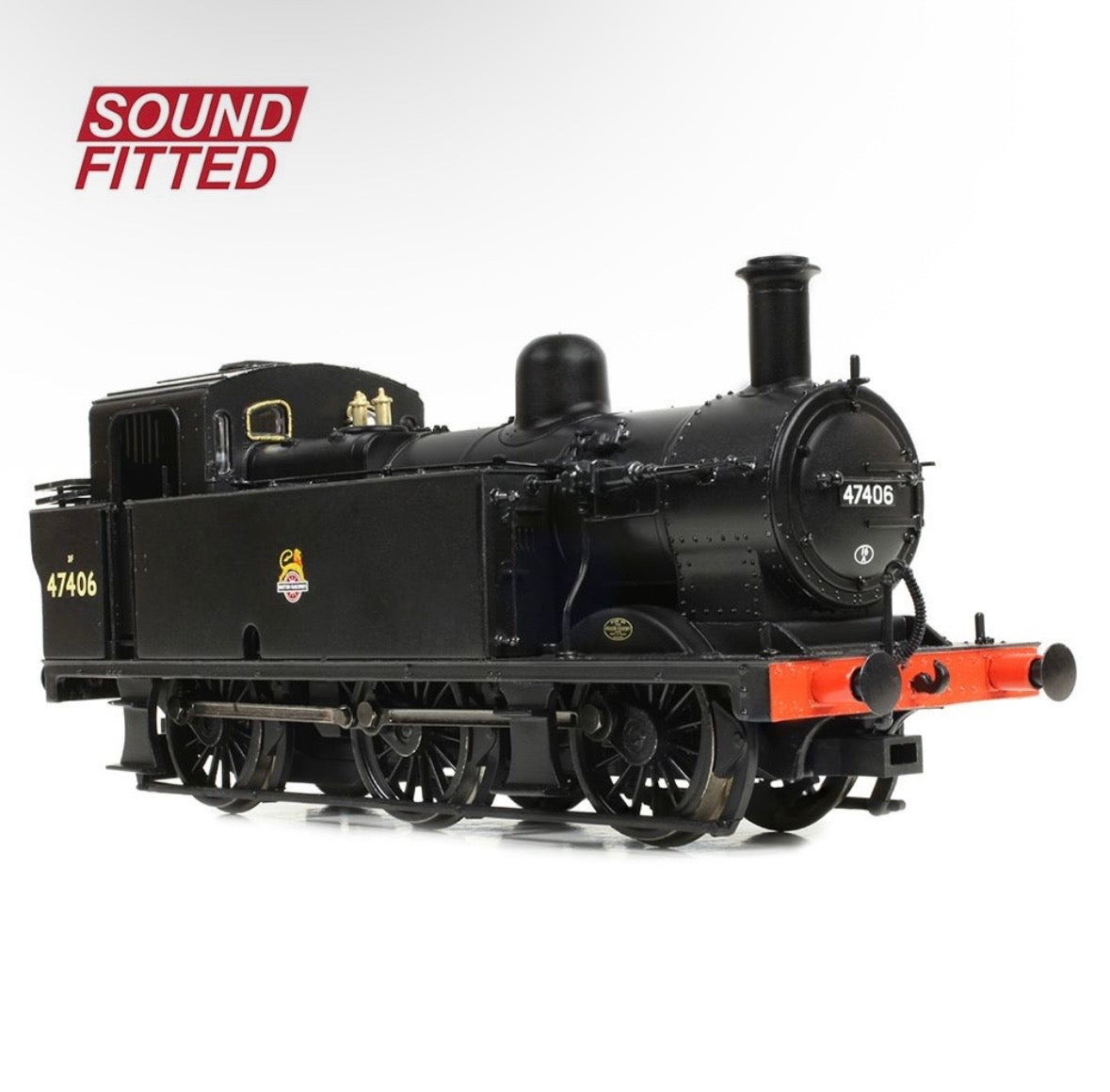 Bachmann Branchline 32-231BSF LMS Fowler 3F (Jinty) 47406 BR Black (Early Emblem)