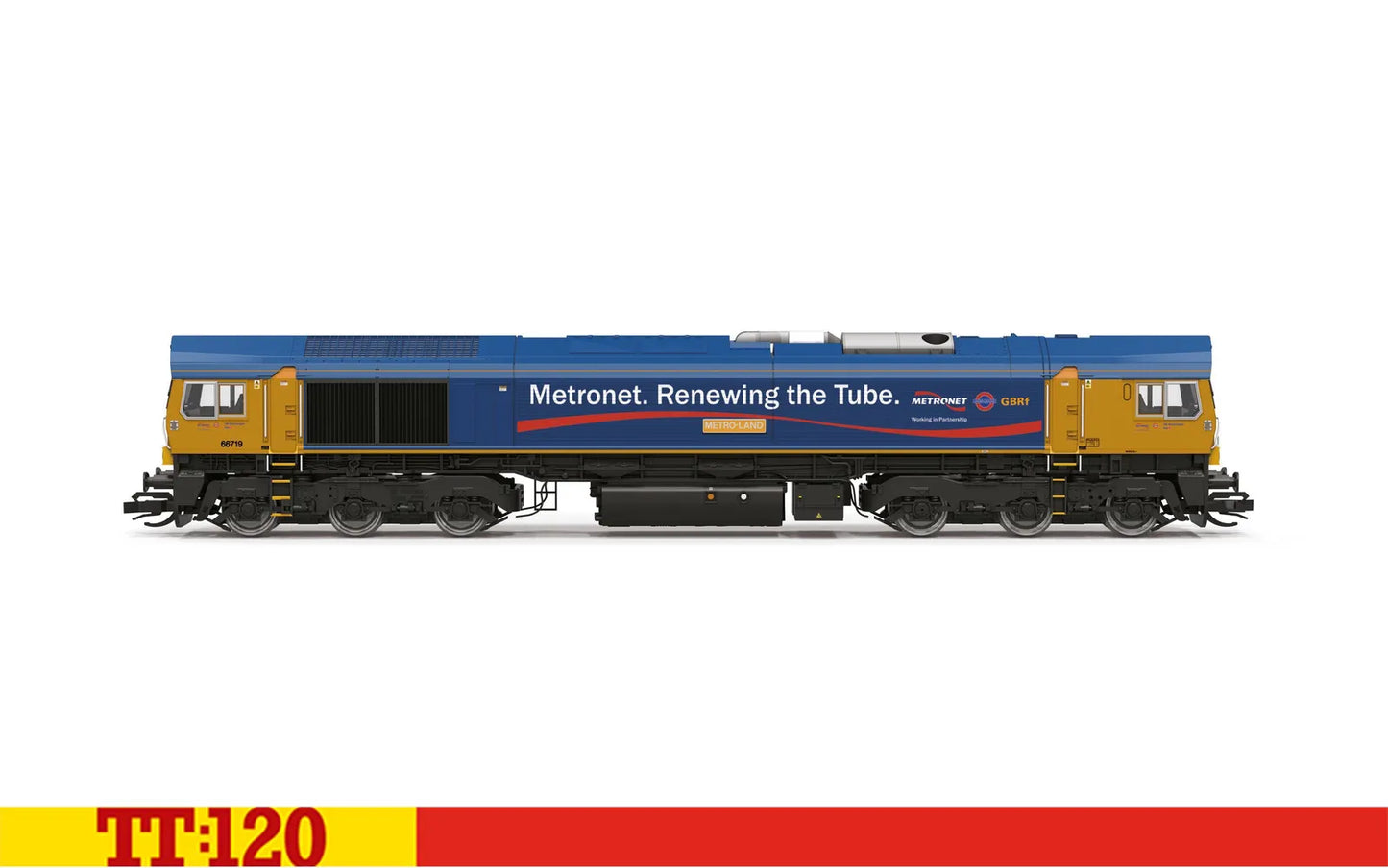 PREORDER Hornby TT3053M GBRf - Class 66 - 66719 'Metro-Land'