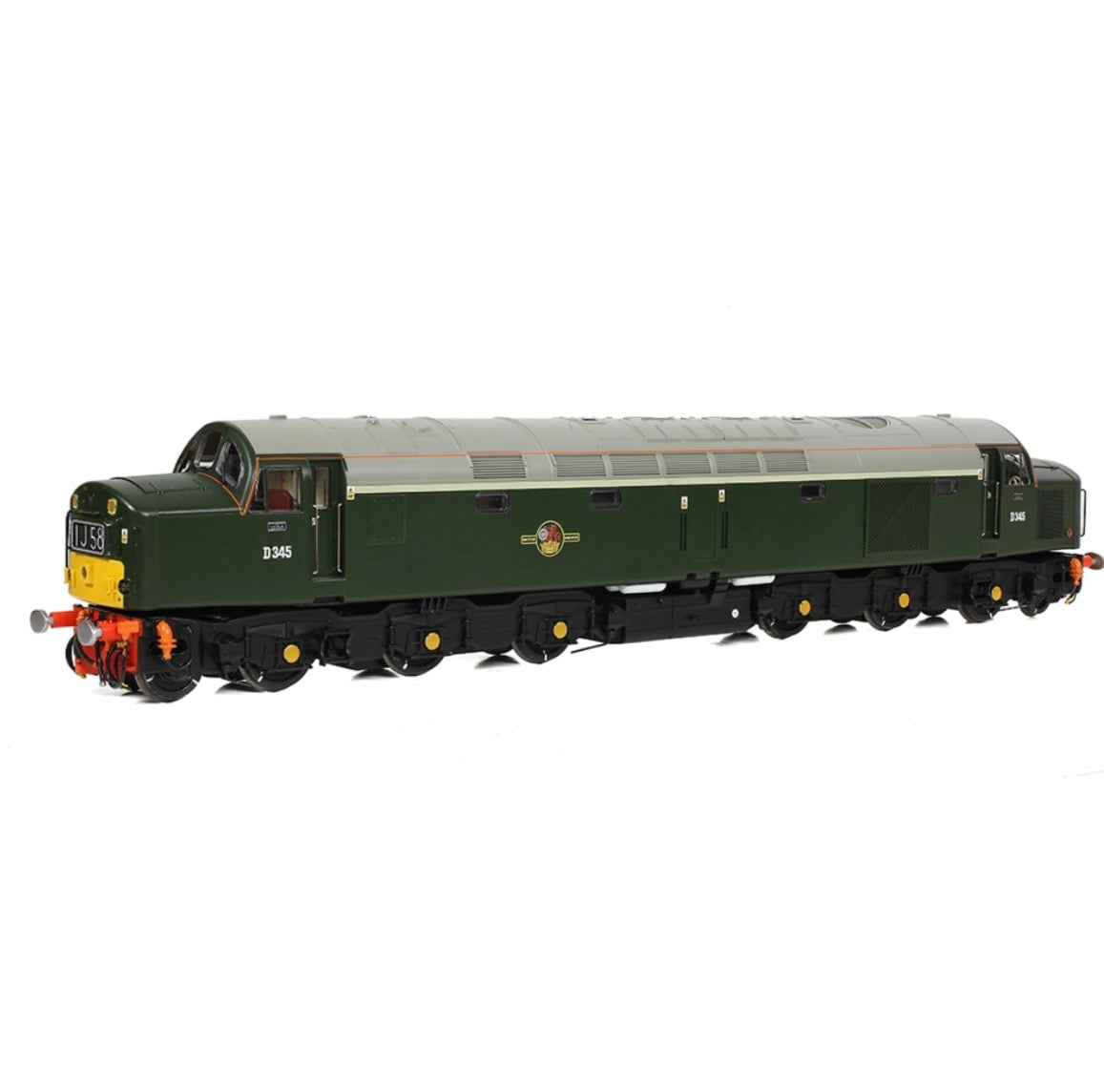 Bachmann Branchline 32-491 Class 40 Centre Headcode D345 BR Green (Small Yellow Panels)