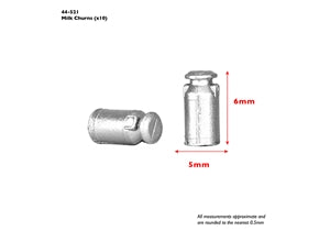 Bachmann Branchline Milk Churns (x10)