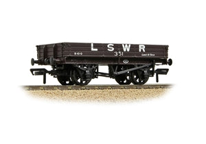 Bachmann Branchline 3 Plank Wagon LSWR Brown 37-940A