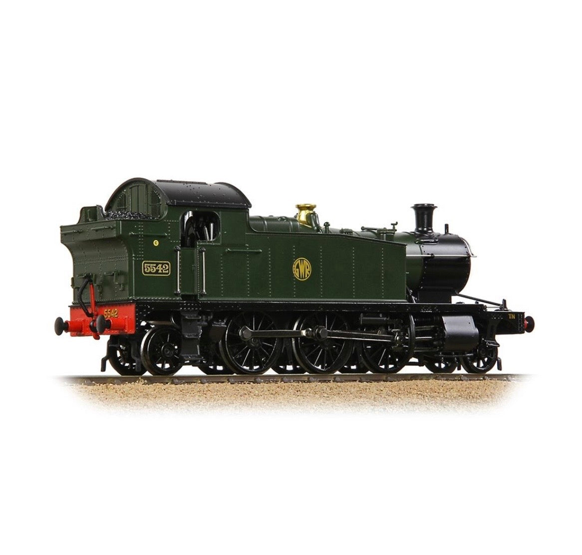 Bachmann Branchline GWR 4575 Prairie Tank 5542 GWR Green (Shirtbutton)