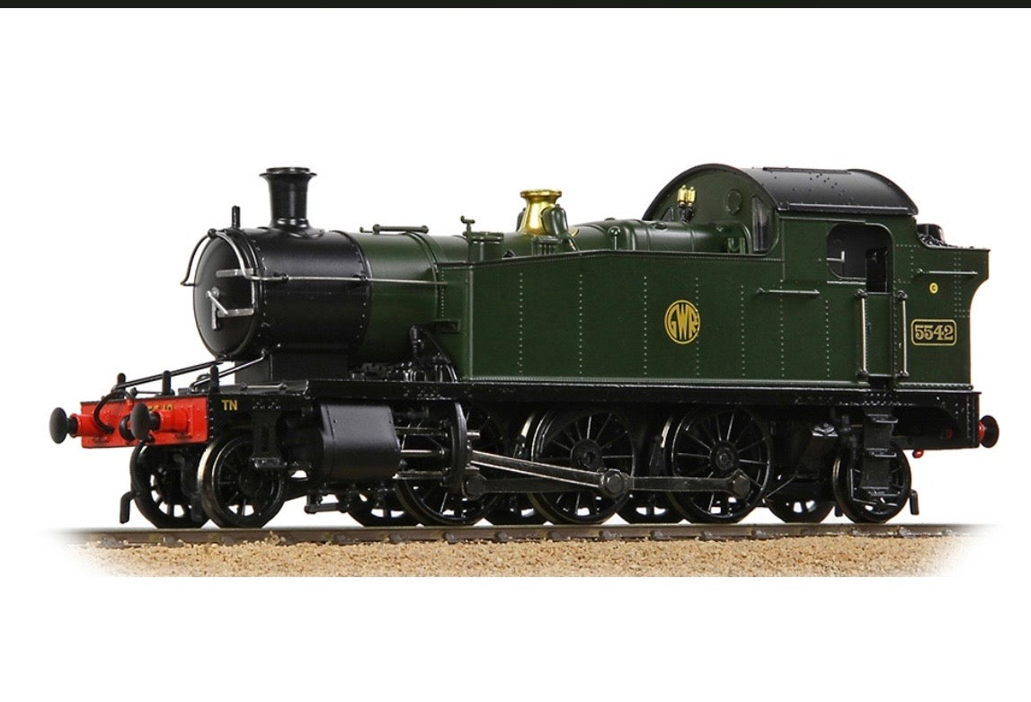 Bachmann Branchline GWR 4575 Prairie Tank 5542 GWR Green (Shirtbutton)
