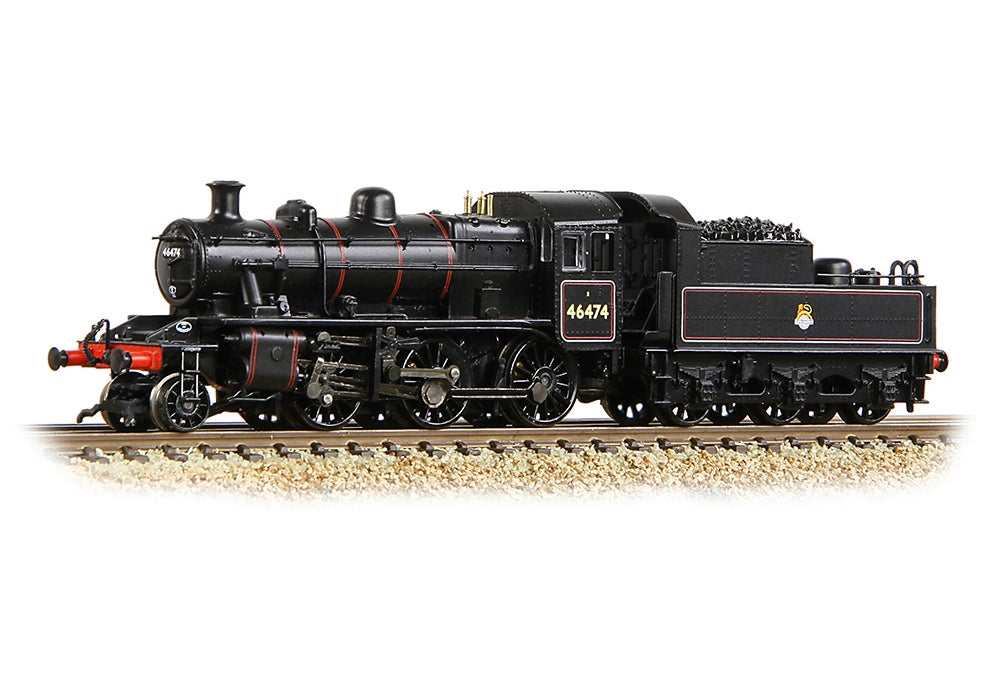 GRAHAM FARISH LMS IVATT 2MT 46474 BR LINED BLACK (EARLY EMBLEM)