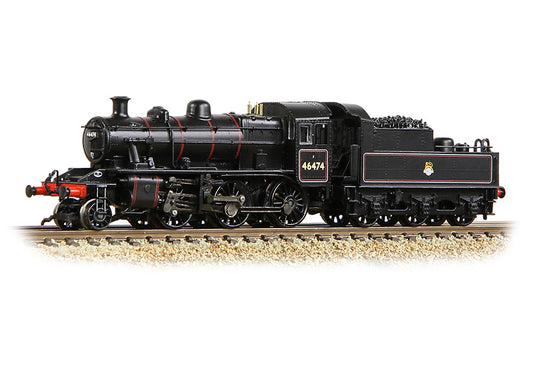 GRAHAM FARISH LMS IVATT 2MT 46474 BR LINED BLACK (EARLY EMBLEM)
