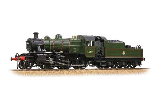 Bachmann Branchline LMS Ivatt 2MT 46521 BR Lined Green (Early Emblem)