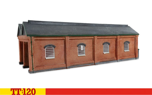 Hornby TT9019 Double Engine Shed - Red Brick Collection