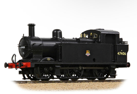 Bachmann Branchline 32-231B LMS Fowler 3F (Jinty) 47406 BR Black (Early Emblem)