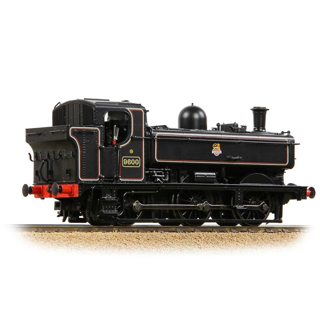 Bachmann Branchline GWR 8750 Pannier Tank 9600 BR Lined Black (Early Emblem)