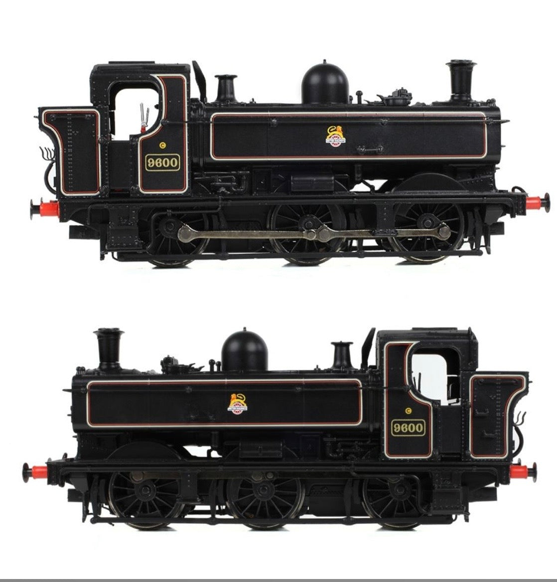 Bachmann Branchline GWR 8750 Pannier Tank 9600 BR Lined Black (Early Emblem)