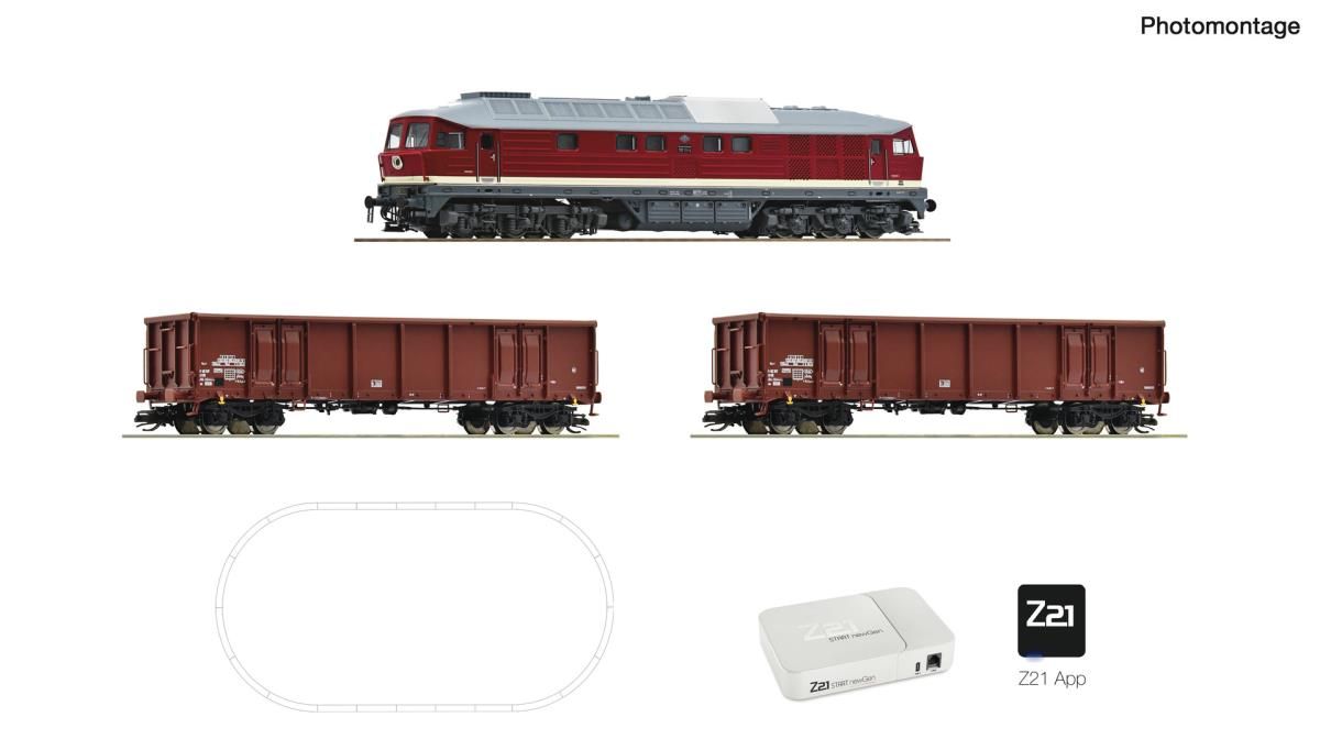 Roco 5190003 DR BR232 Diesel Freight Train Set V (DCC-Fitted)