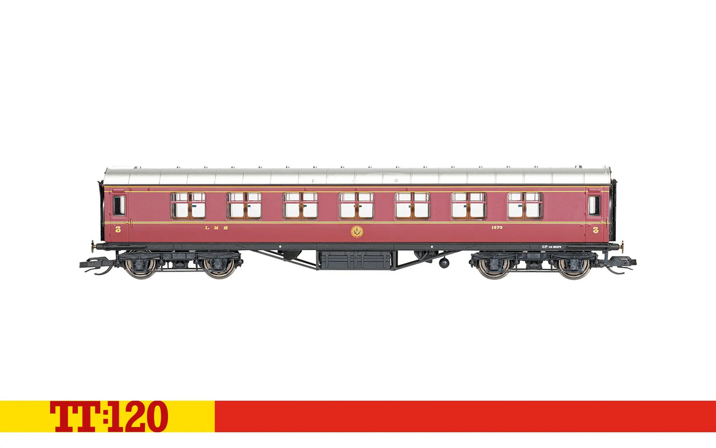 Hornby TT4008A LMS 57' Corridor Third, 1573 - Era 3