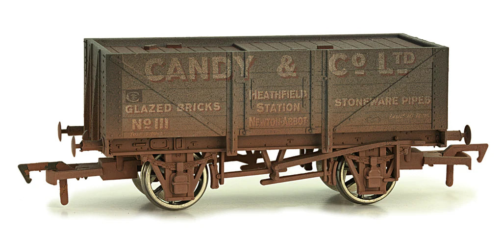 4F-051-024 OO Gauge 5 Plank Wagon 10' Wheelbase Candy & Co Weathered