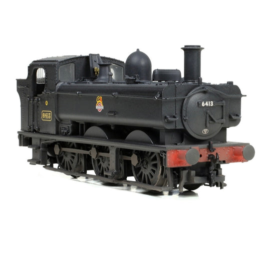 Graham Farish GWR 64XX Pannier Tank 6413 BR Black (Early Emblem) [W] 371-986C