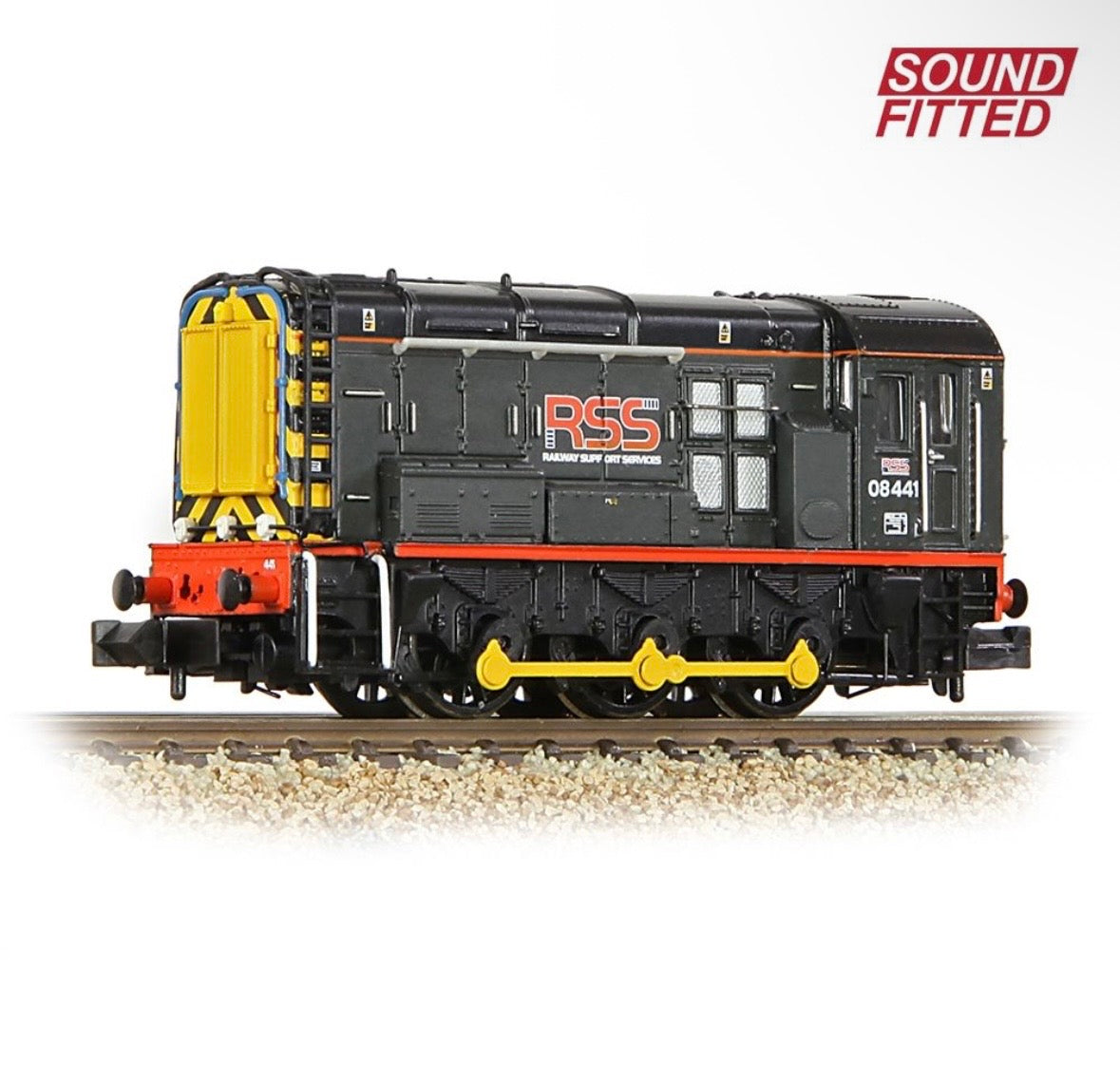 Graham Farish Class 08 08441 RSS Railway Support Services