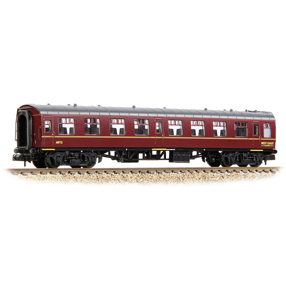 Graham Farish 374-018 BR Mk1 TSO Tourist Second Open WCRC Maroon
