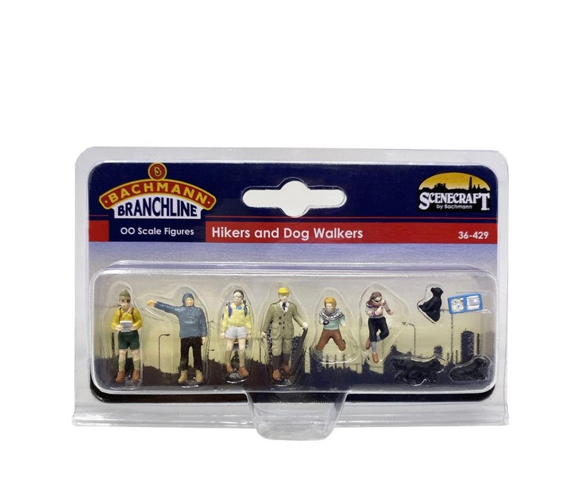 Scenecraft 36-429 Hikers And Dog Walkers