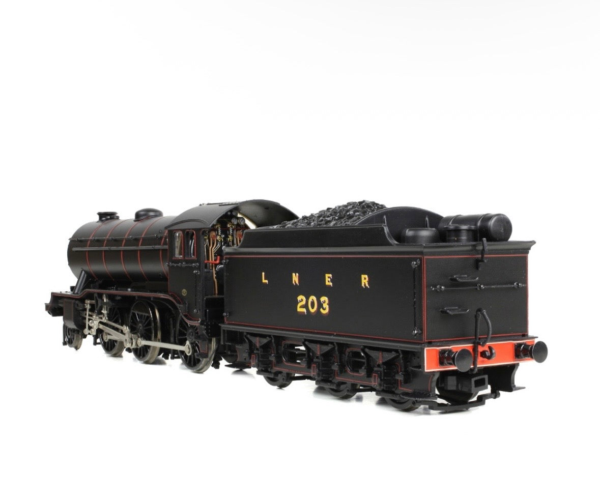 Bachmann LNER K3 Flared Tender 203 LNER Lined Black