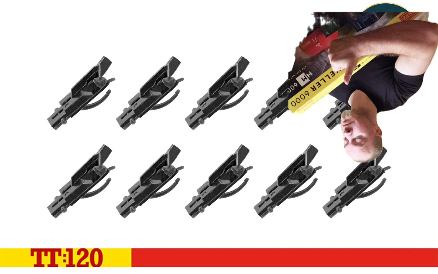 Hornby TT8040 Coupling Assemblies (Pack 10)