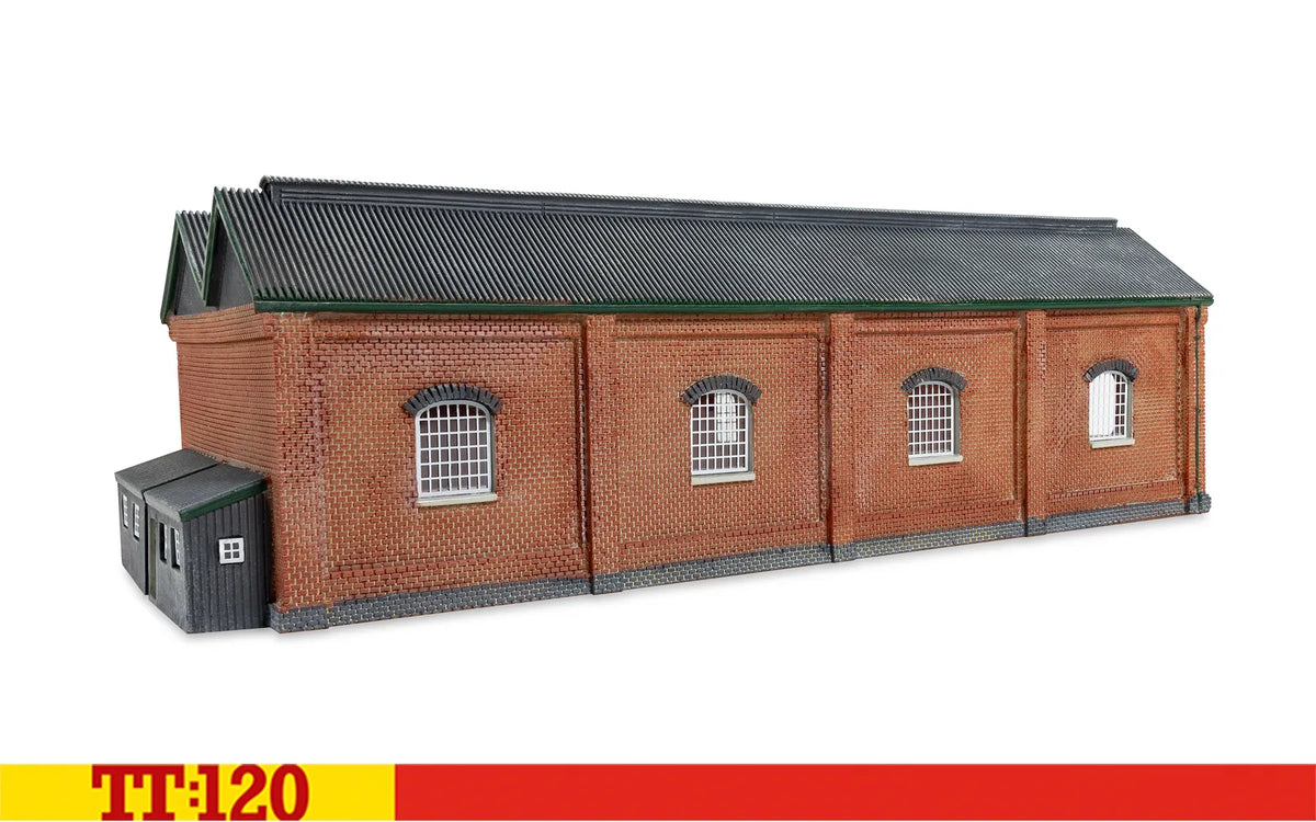 Hornby TT9019 Double Engine Shed - Red Brick Collection