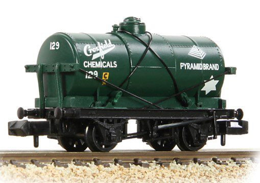 Graham Farish 373-659A 14T Tank Wagon ‘Crossfield Chemicals’ Green N