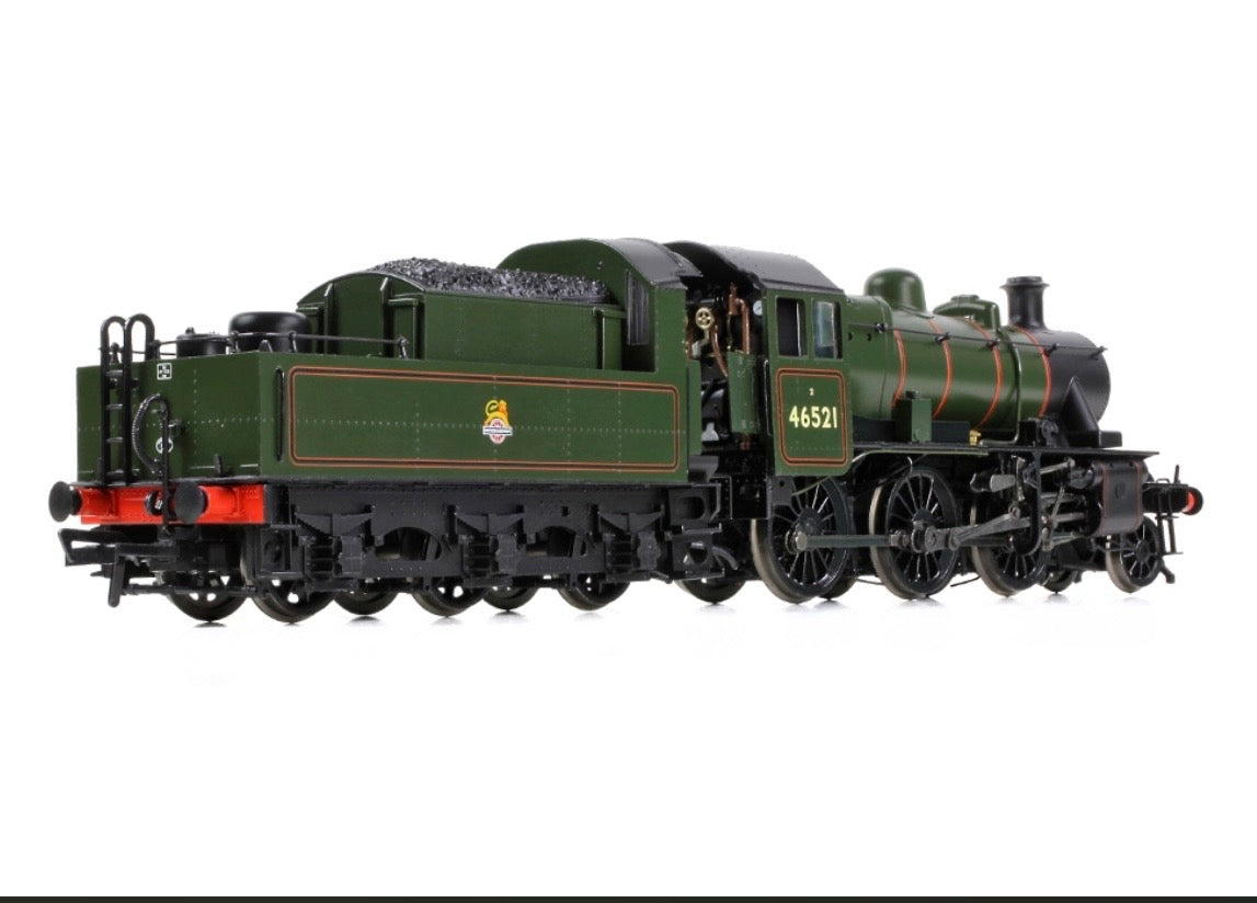 Bachmann Branchline LMS Ivatt 2MT 46521 BR Lined Green (Early Emblem)