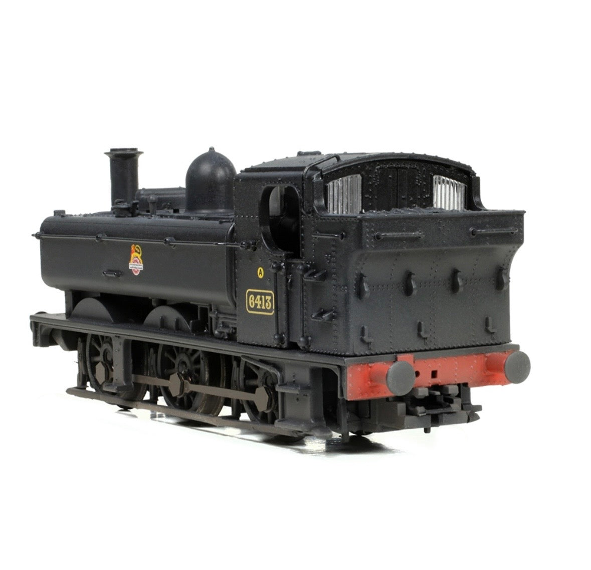 Graham Farish GWR 64XX Pannier Tank 6413 BR Black (Early Emblem) [W] 371-986C