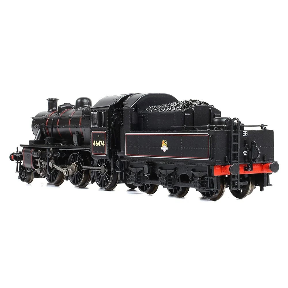 GRAHAM FARISH LMS IVATT 2MT 46474 BR LINED BLACK (EARLY EMBLEM)