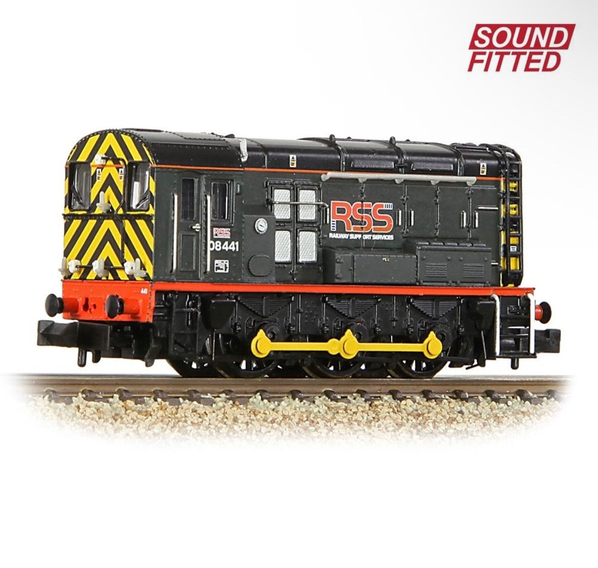 Graham Farish Class 08 08441 RSS Railway Support Services