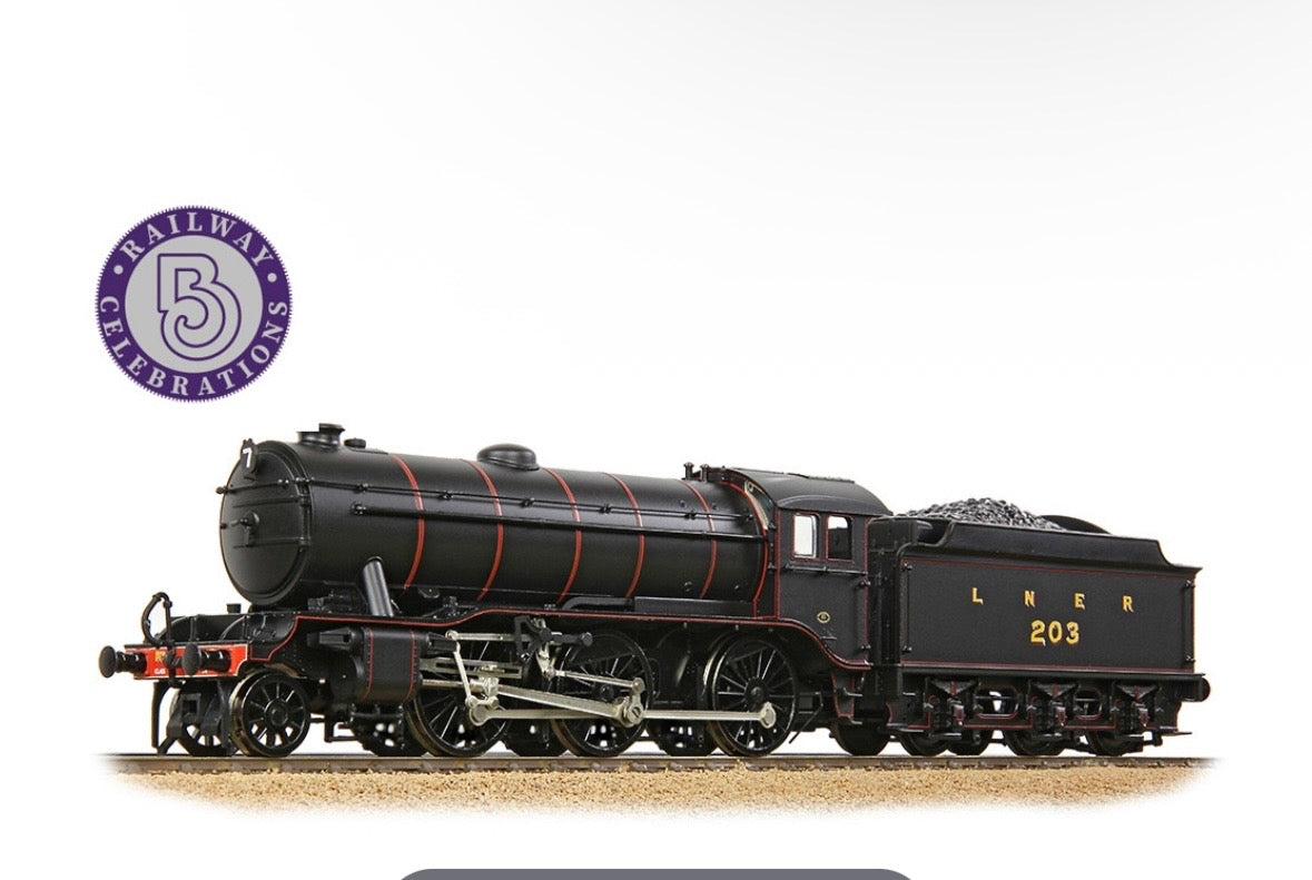 Bachmann LNER K3 Flared Tender 203 LNER Lined Black