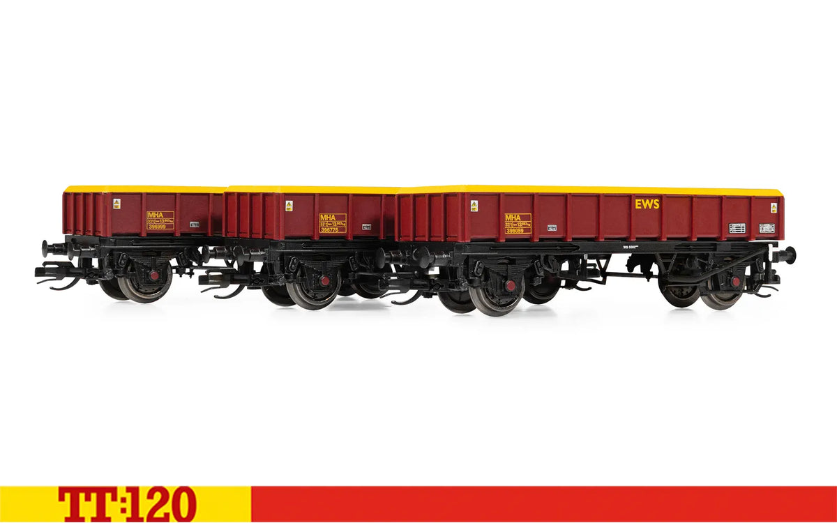 Hornby TT6051 EWS (MHA) 'Coalfish' - Ballast Wagon - Triple pack