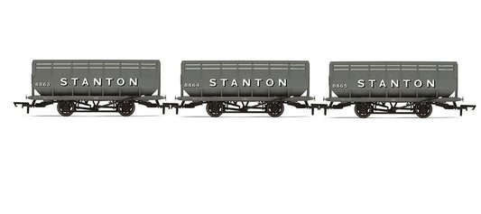Hornby R60254 Stanton Ironworks - 20T Coke Hopper Wagon - Triple Pack