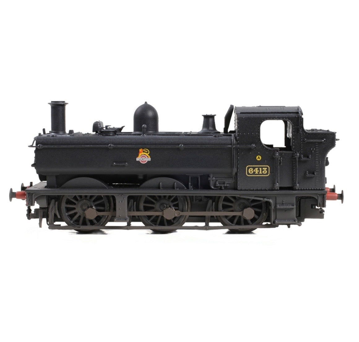 Graham Farish GWR 64XX Pannier Tank 6413 BR Black (Early Emblem) [W] 371-986C