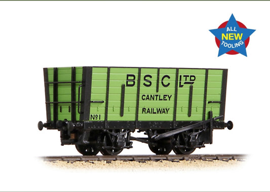 Graham Farish 373-379 LNER D12 Coal Hopper 'BSC Ltd' Green