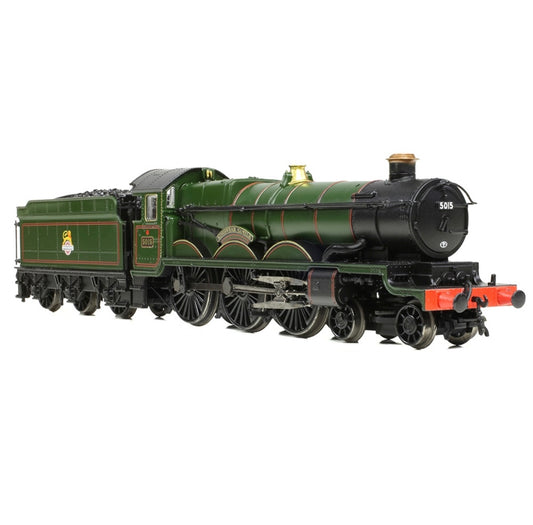 GRAHAM FARISH GWR 4073 'Castle' 5015 'Kingswear Castle' BR Lined Green Early Emblem