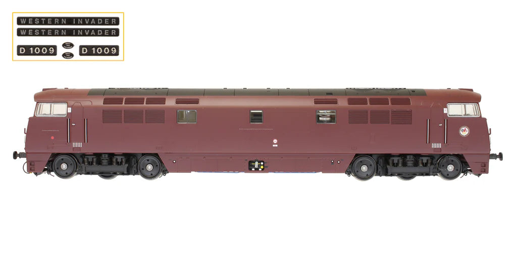 4D-003-021 OO Gauge Western Invader BR Maroon SYP D1009