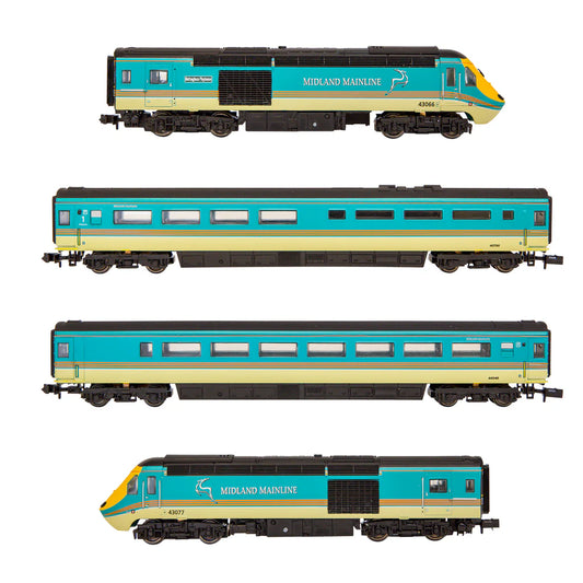 2D-019-015 N Gauge Class 43 HST Midland Mainline 43066 & 43077