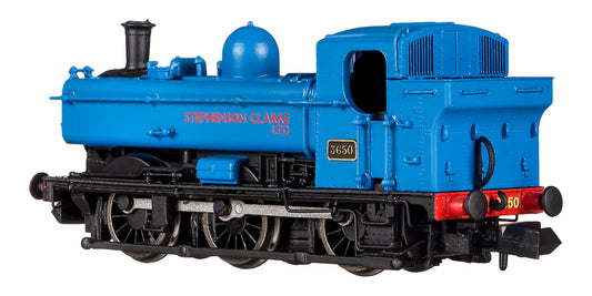 2S-007-036 N Gauge Pannier 3650 Stephenson Clarke Blue