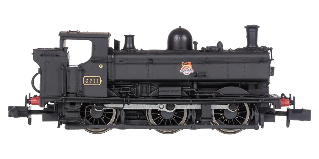 2S-007-033 N Gauge Pannier 3711 BR Black Early Crest