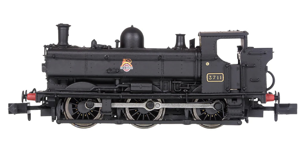 2S-007-033 N Gauge Pannier 3711 BR Black Early Crest