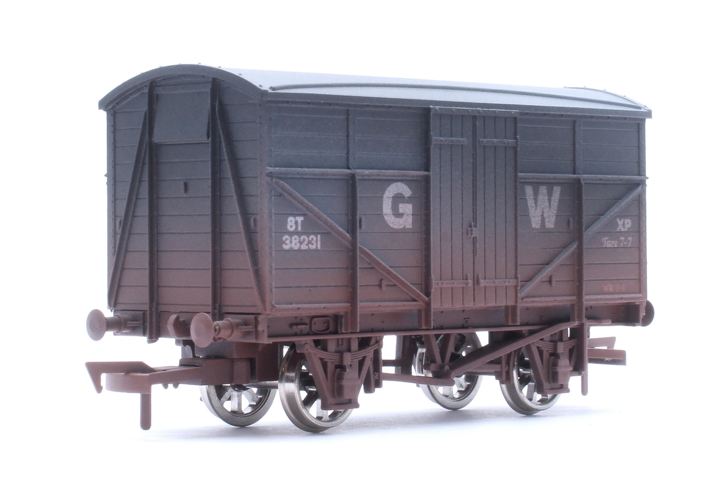 4F-015-002 Fruit Mex Wagon GWR 38231 weathered