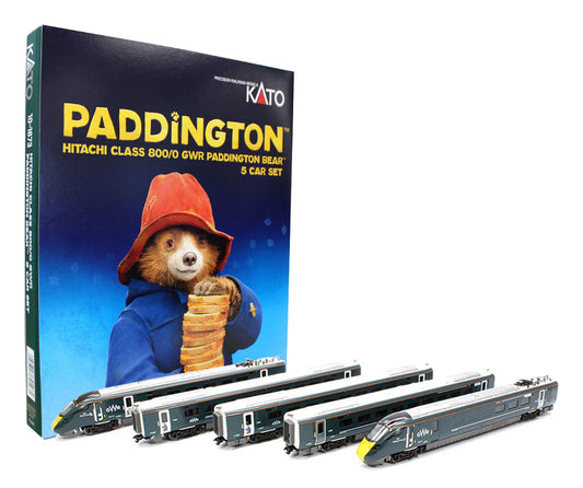 SPECIAL OFFER KATO 10-1673 CLASS 800/0 GWR IET 800 010 "PADDINGTON BEAR" 5 CAR EMU