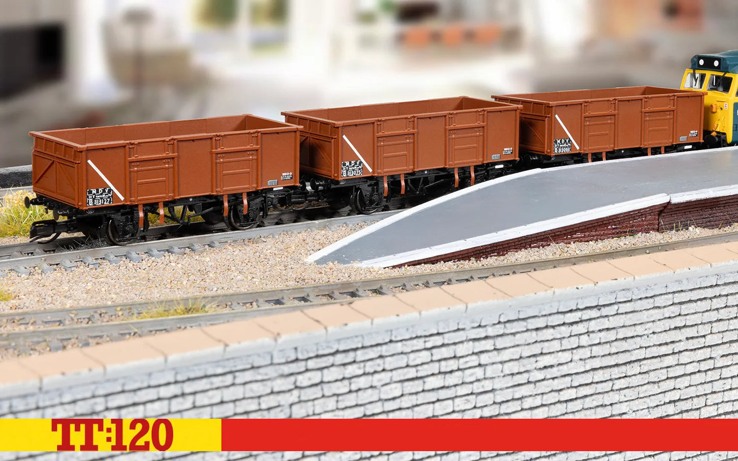 Hornby TT6039 BR - 21T Mineral Wagon - Triple Pack
